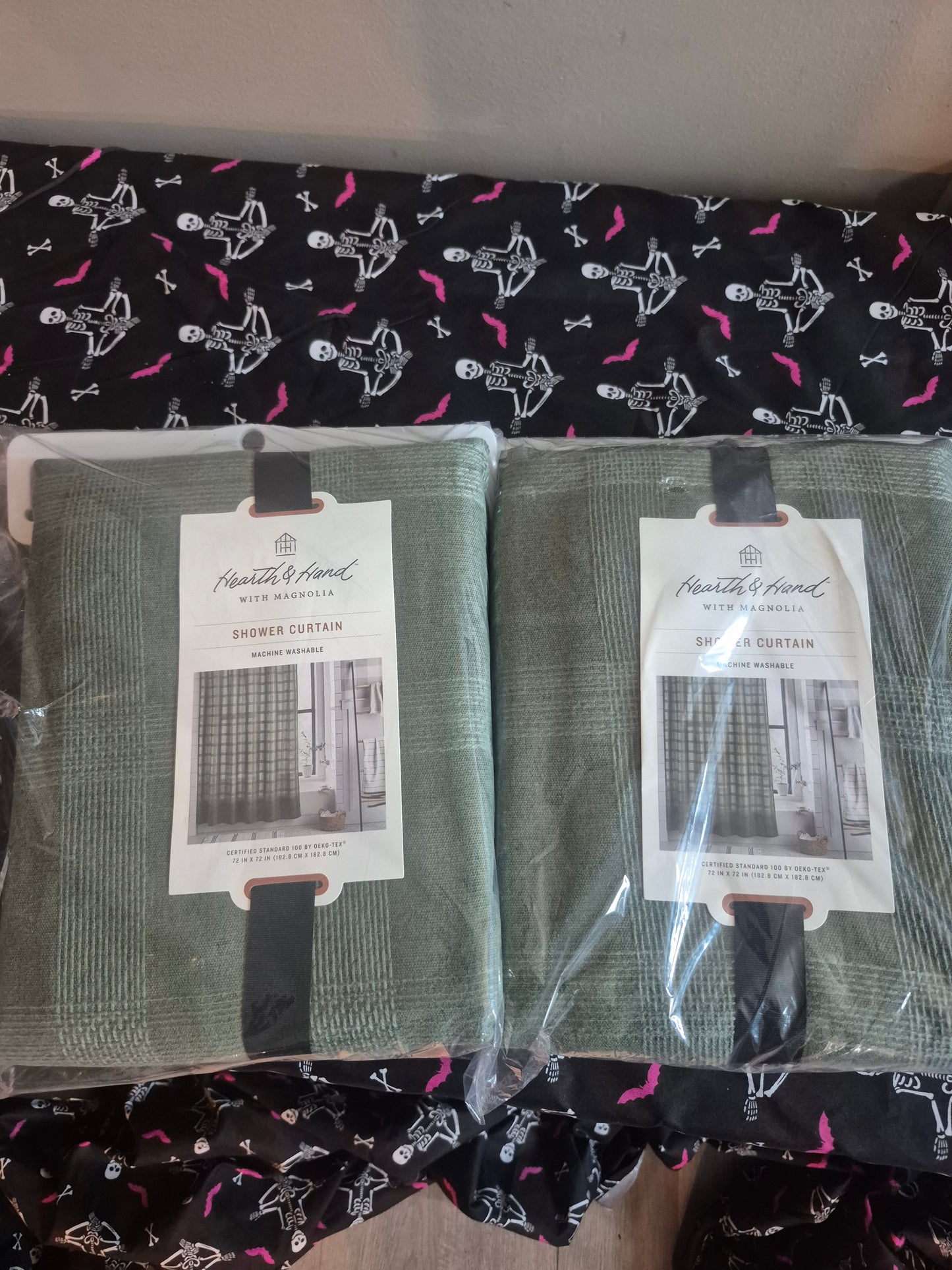 Hearth &Hand with magnolia shower curtain